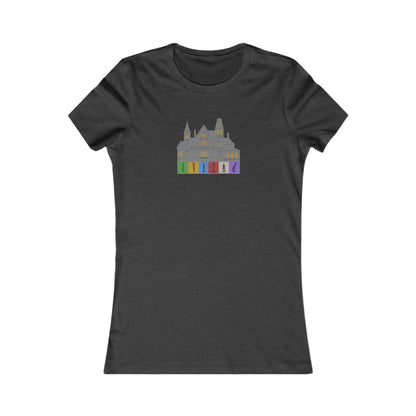 Welcome to Hill House (Off Route 41) — Clue Retro Women's Tee (Dark)