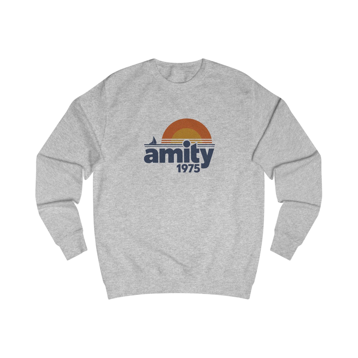 Amity Island 1975 — Jaws-Inspired Retro Sweatshirt (Light)