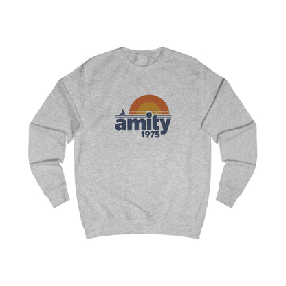Amity Island 1975 — Jaws-Inspired Retro Sweatshirt (Light)