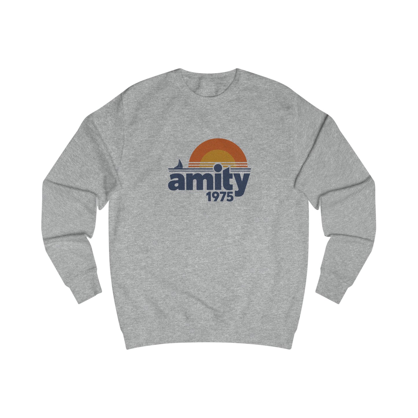 Amity Island 1975 — Jaws-Inspired Retro Sweatshirt (Light)