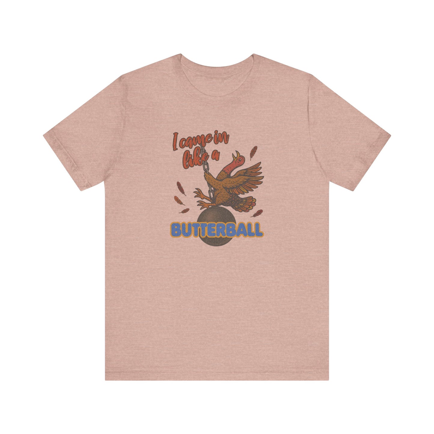Like a Butterball — Miley Cyrus Thanksgiving Parody Retro Tee (Light)