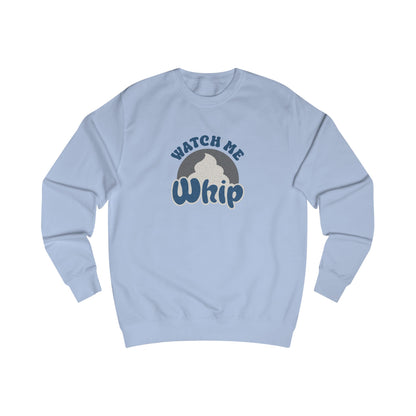 Watch Me Whip — Retro Thanksgiving Sweatshirt (Light)