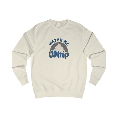 Watch Me Whip — Retro Thanksgiving Sweatshirt (Light)