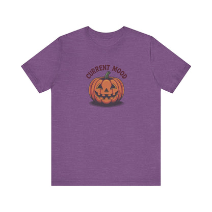 Current Mood (Vintage Jack) — Retro Halloween Tee (Light)