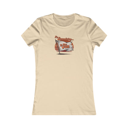 I'm Surrendering to Fun — Fun with Flags Retro Women's Tee (Light)