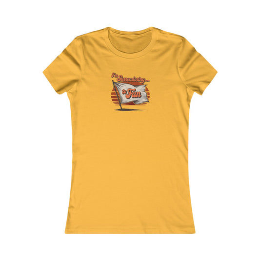 I'm Surrendering to Fun — Fun with Flags Retro Women's Tee (Light)