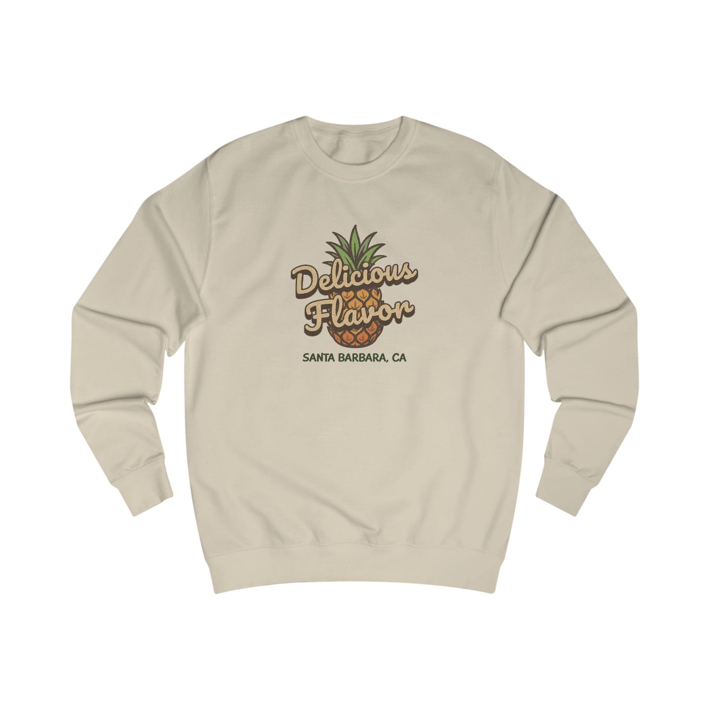 Delicious Flavor — Santa Barbara Pineapple Sweatshirt (Light)