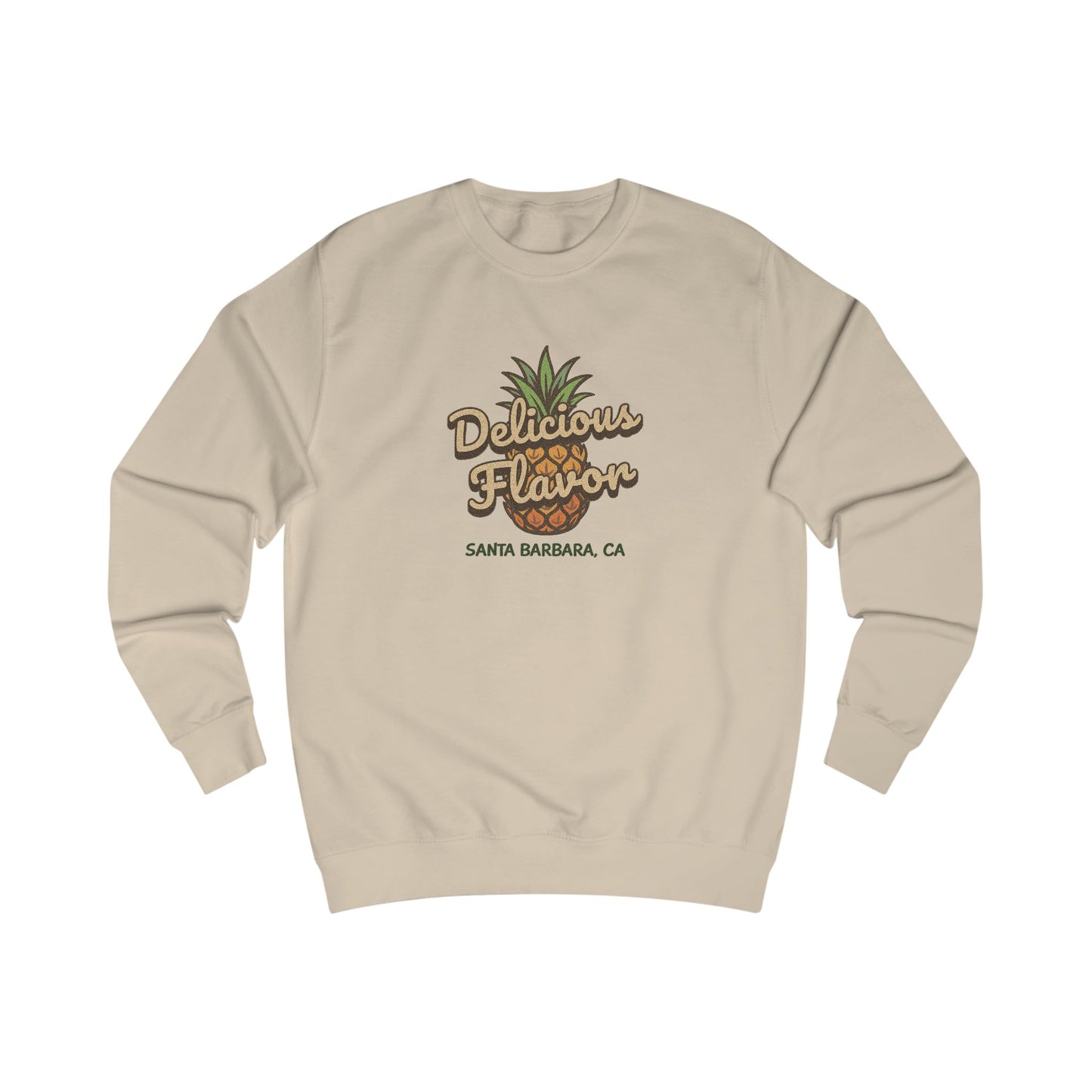 Delicious Flavor — Santa Barbara Pineapple Sweatshirt (Light)