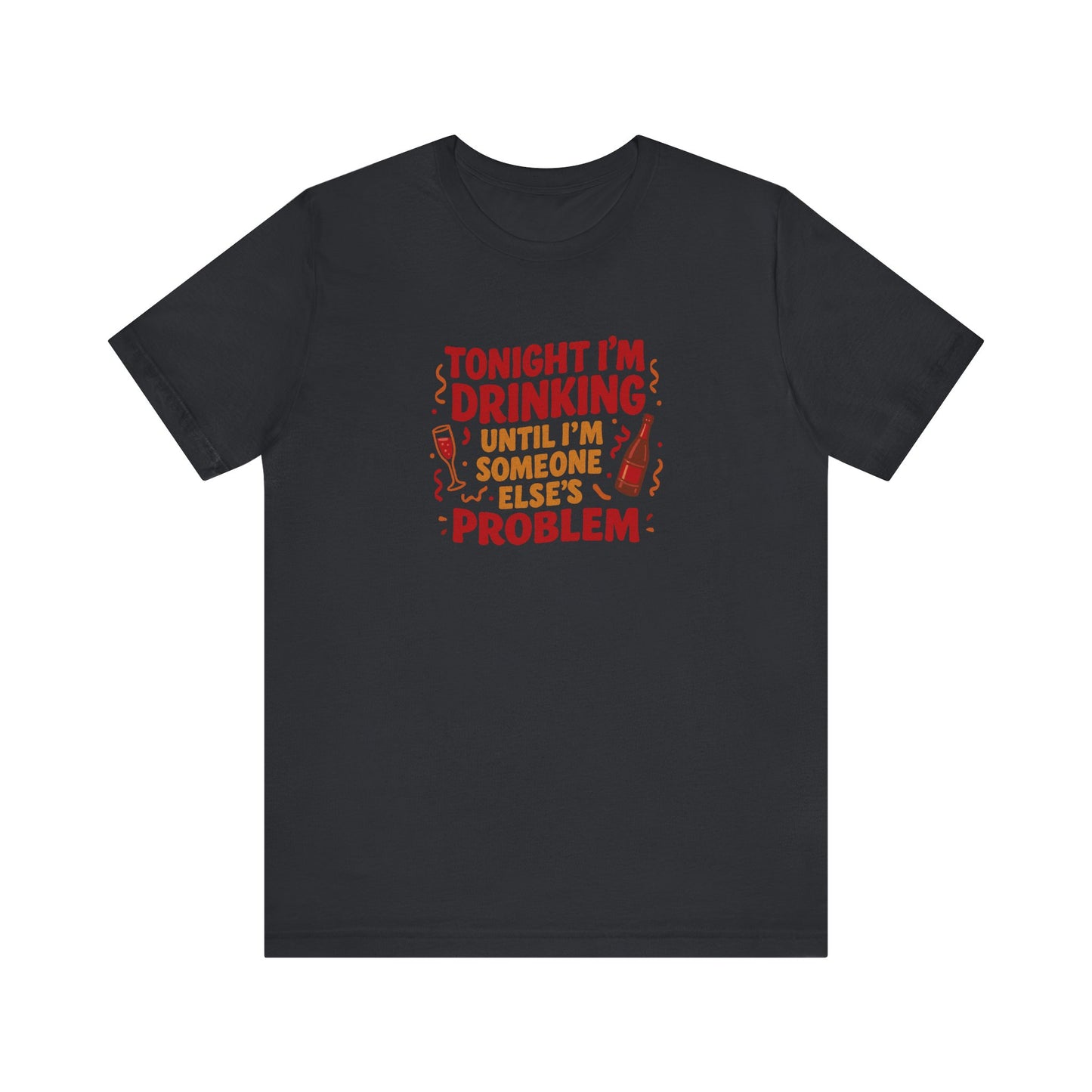 The Problem is Coming From Inside the Bar — Retro Tee (Dark)