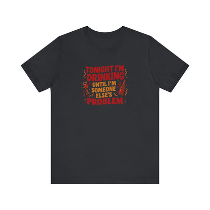 The Problem is Coming From Inside the Bar — Retro Tee (Dark)