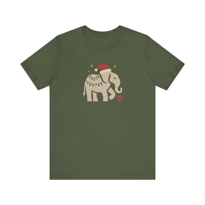 White Elephant Season — Retro Christmas Graphic Tee (Dark)