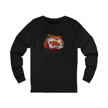 I'm Surrendering to Fun — Fun with Flags Retro Long Sleeve (Dark)