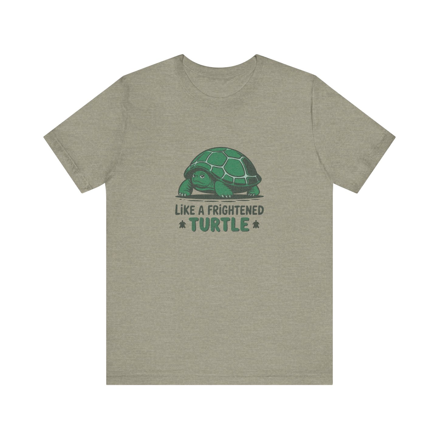 Like a Frightened Turtle — George Costanza Shrinkage Retro Tee (Light)