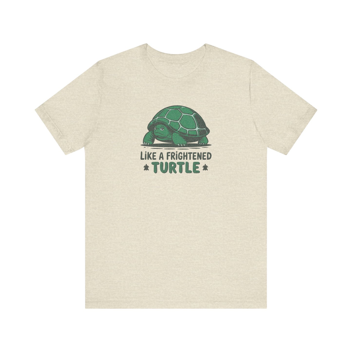 Like a Frightened Turtle — George Costanza Shrinkage Retro Tee (Light)