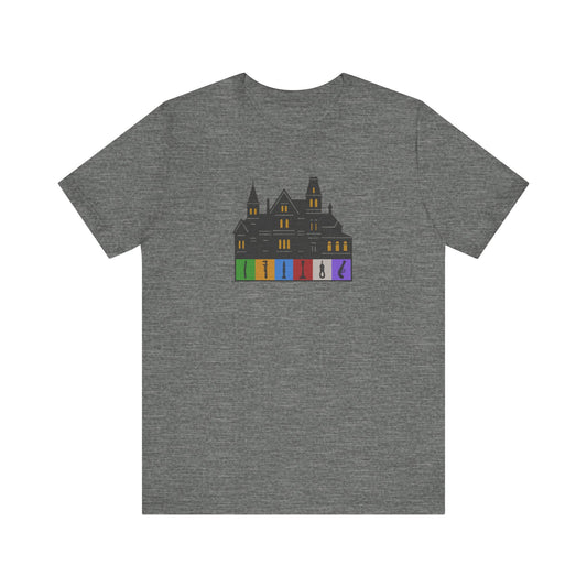 Welcome to Hill House (Off Route 41) — Clue Retro Tee (Light)