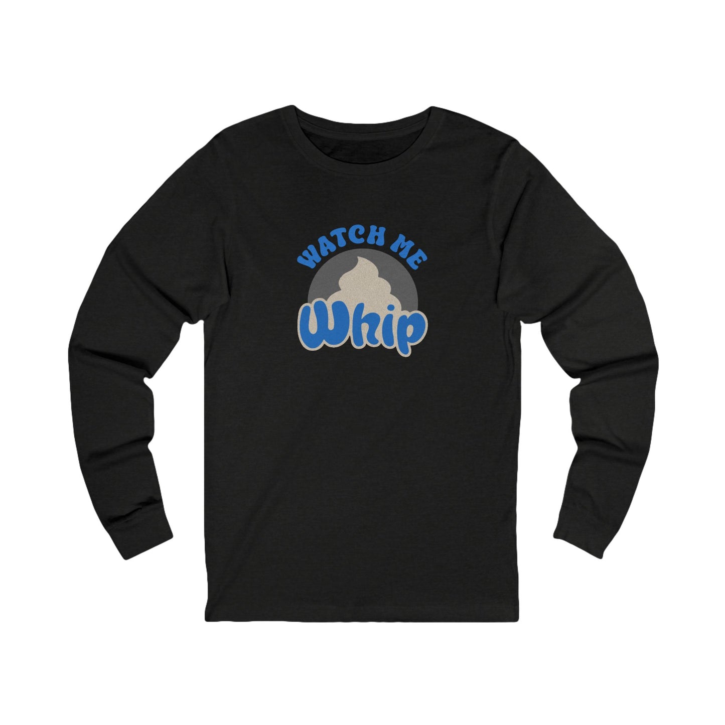 Watch Me Whip — Retro Thanksgiving Graphic Long Sleeve (Dark)