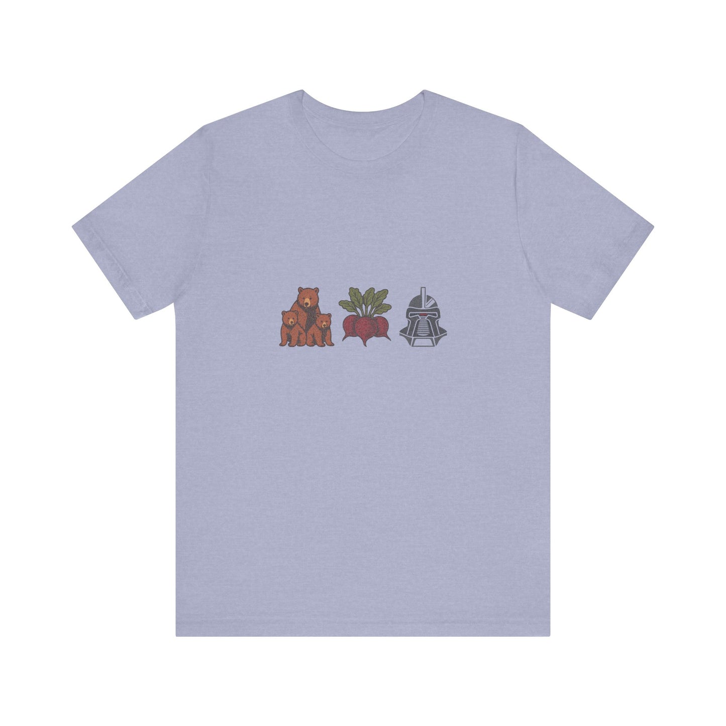 Bears, Beets, Battlestar (Icons) — Retro Tee (Light)