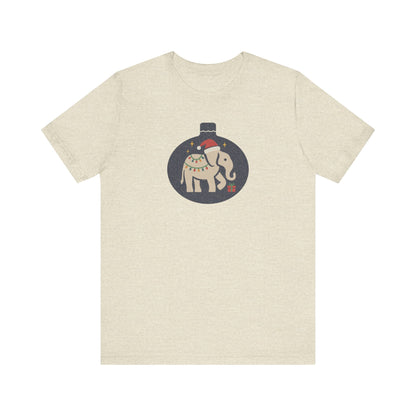White Elephant Season — Retro Christmas Graphic Tee (Light)