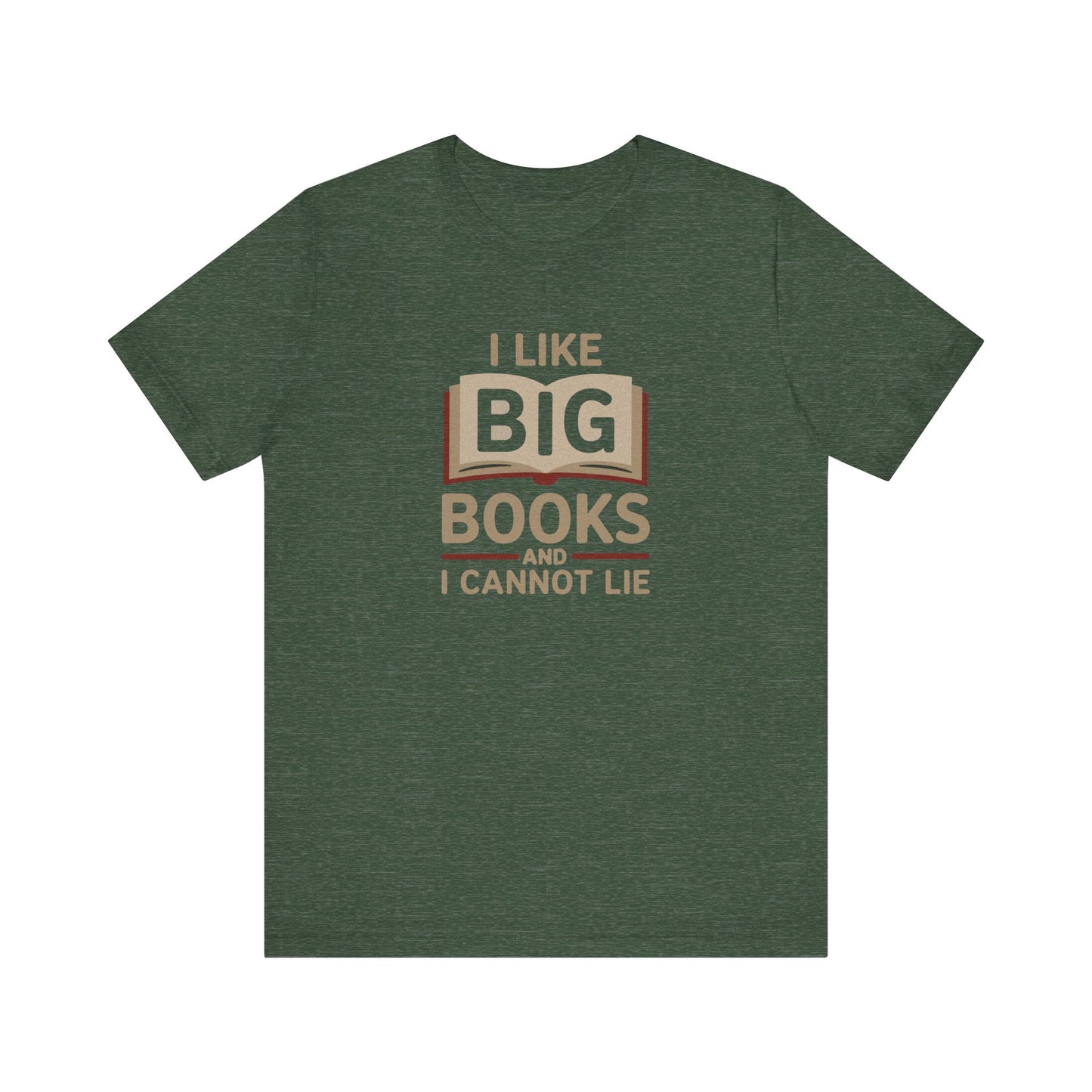I Like Big Books and I Cannot Lie — Bibliophile Retro Tee (Dark)