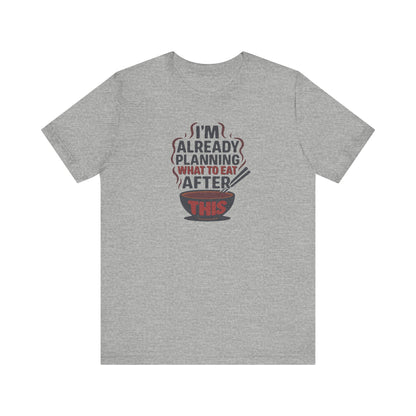 Planning What to Eat After This — Retro Foodie Tee (Light)