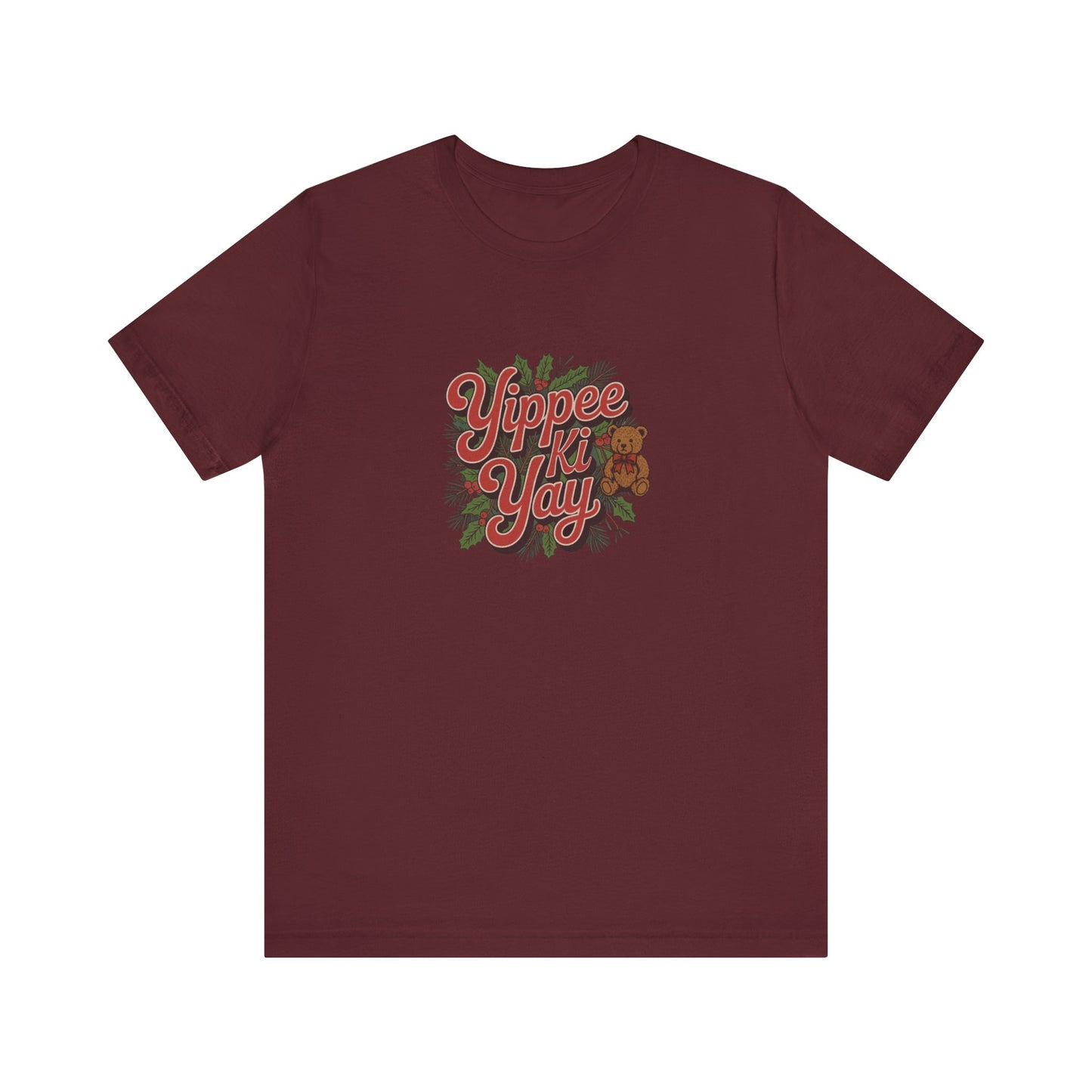 Yippee Ki Yay — Die Hard Retro Christmas Tee (Dark)