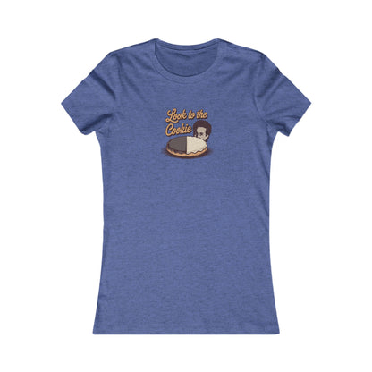 Look to the (Black-and-White) Cookie — Seinfeld Retro Women's Tee (Dark)