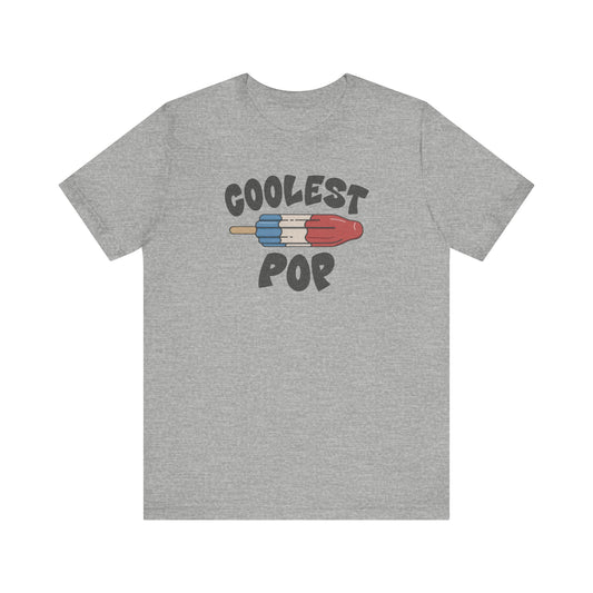 Coolest Pop Shirt — Funny Dad Gift, Retro Ice Pop Tee