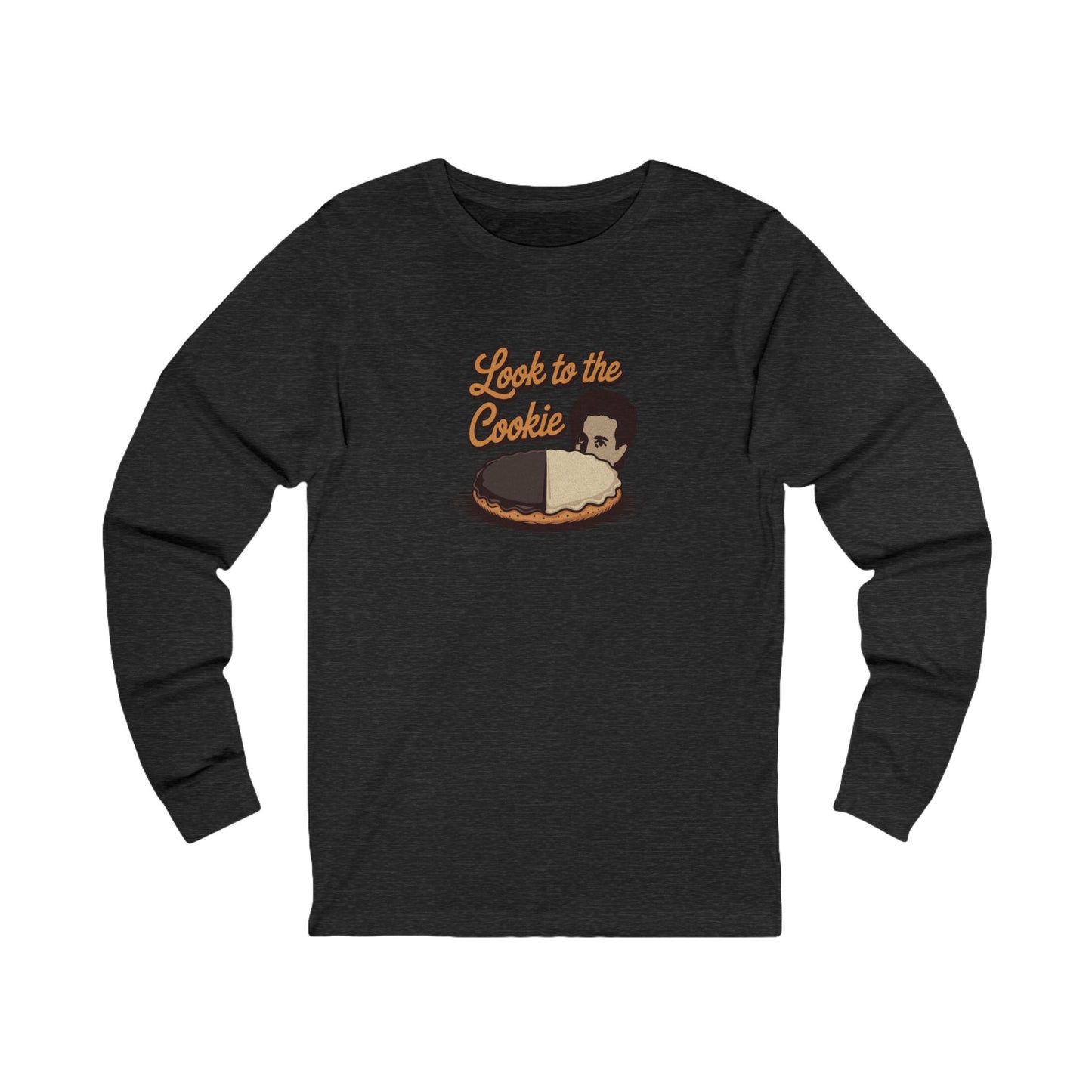 Look to the (Black-and-White) Cookie — Seinfeld Retro Long Sleeve (Dark)