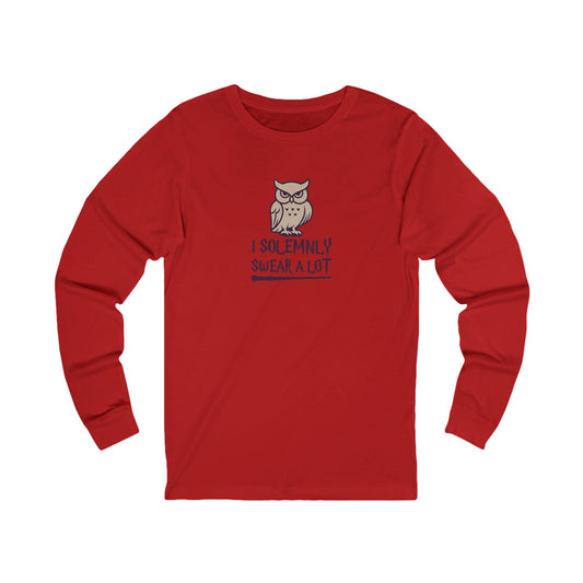 I Solemnly Swear a Lot — Harry Potter Retro Long Sleeve (Light)