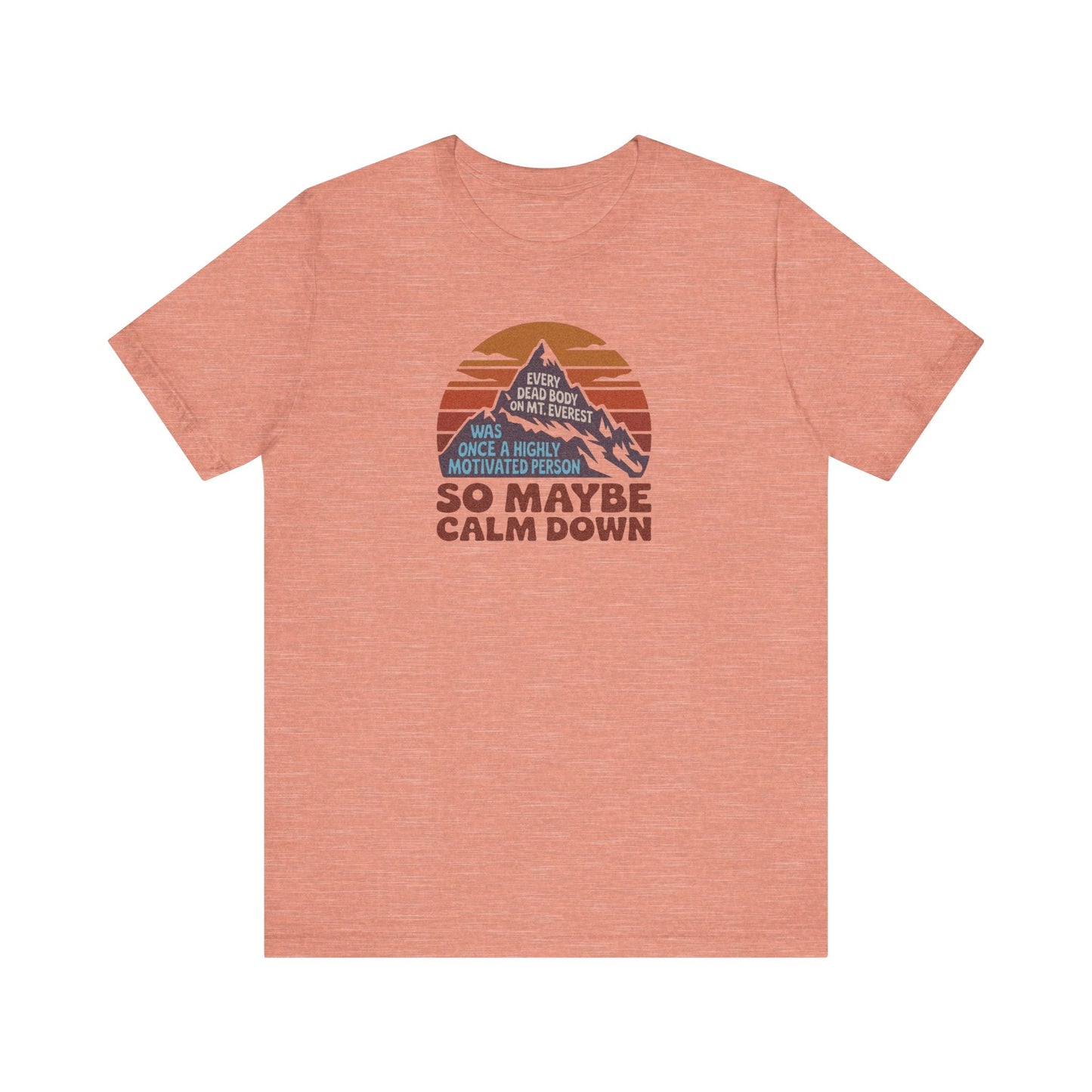 Everything in Moderation (Especially Fitness) – Mount Everest Retro Tee (Light)