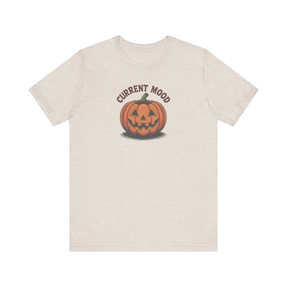 Current Mood (Vintage Jack) — Retro Halloween Tee (Light)