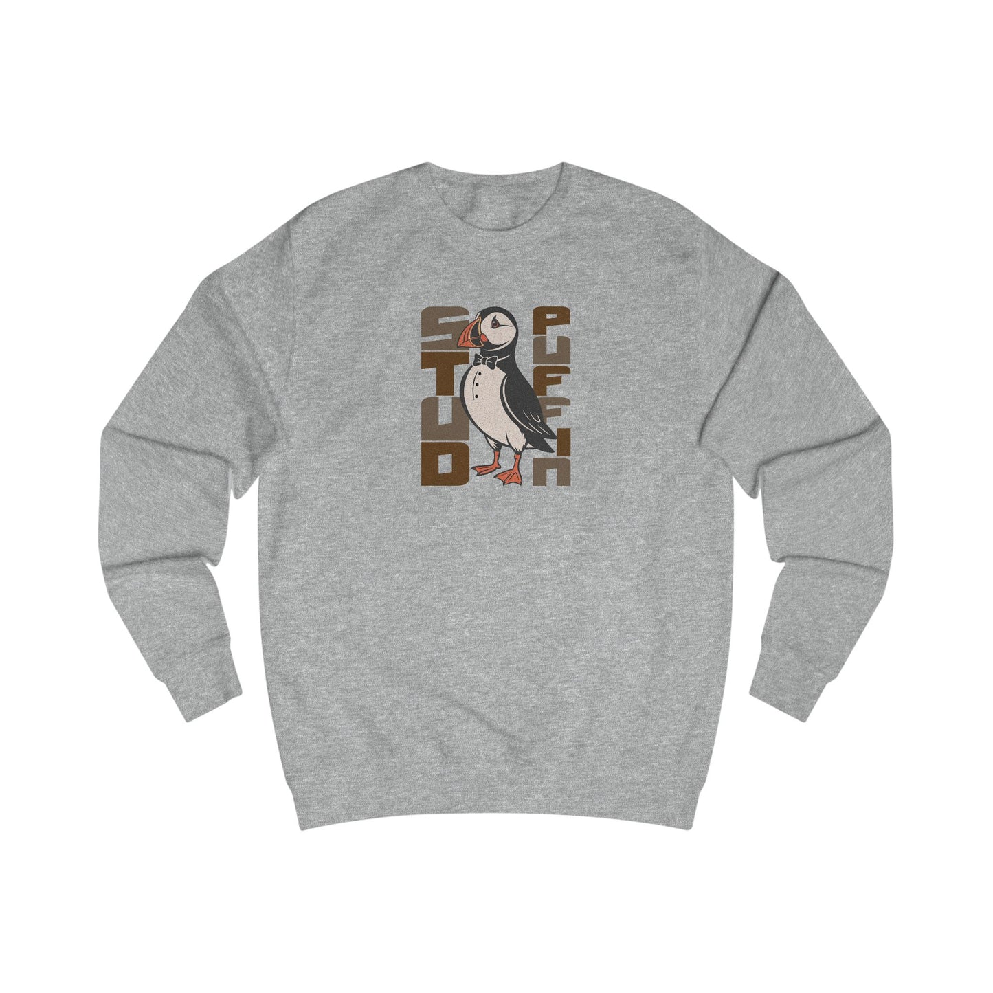 Stud Puffin, Licensed to Chill – Spy-Bird Retro Sweatshirt (Light)