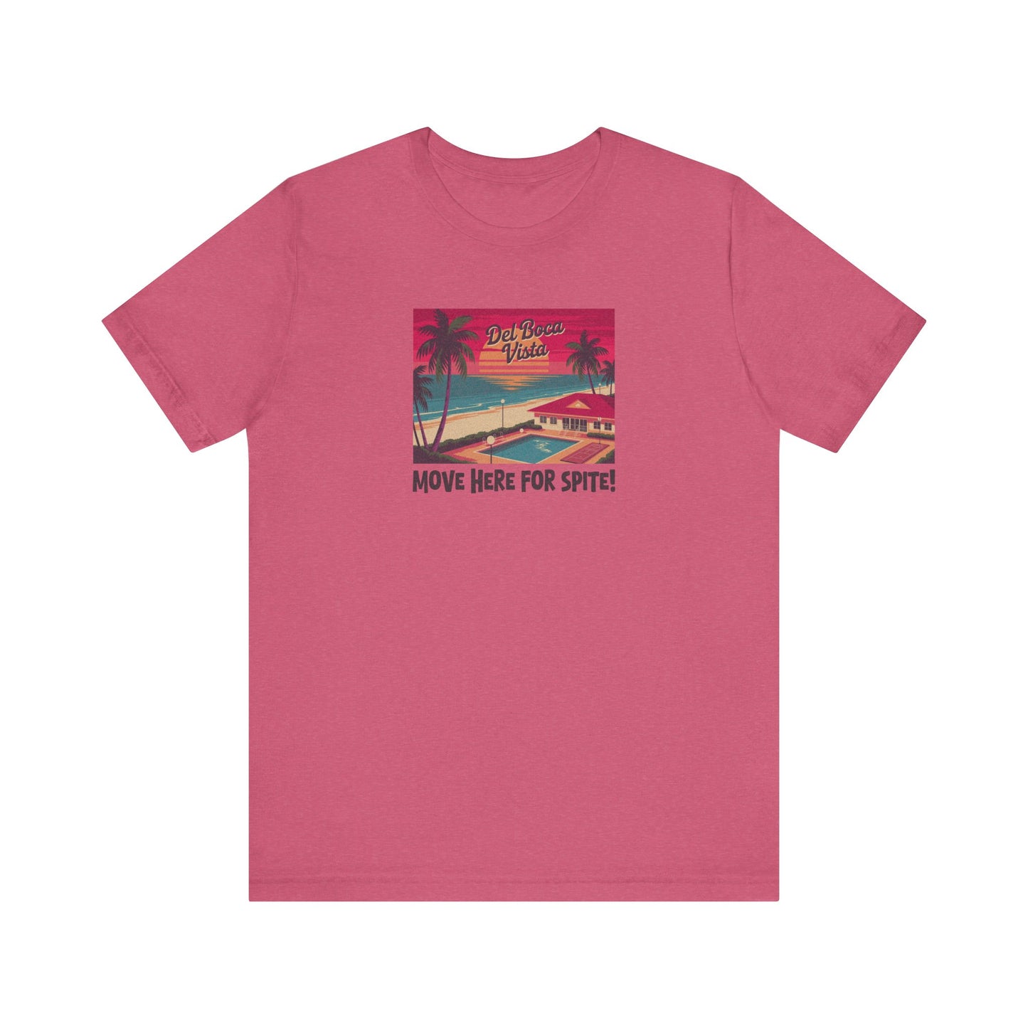 Del Boca Vista (Move Here For Spite!) — Seinfeld Retro Tee (Light)