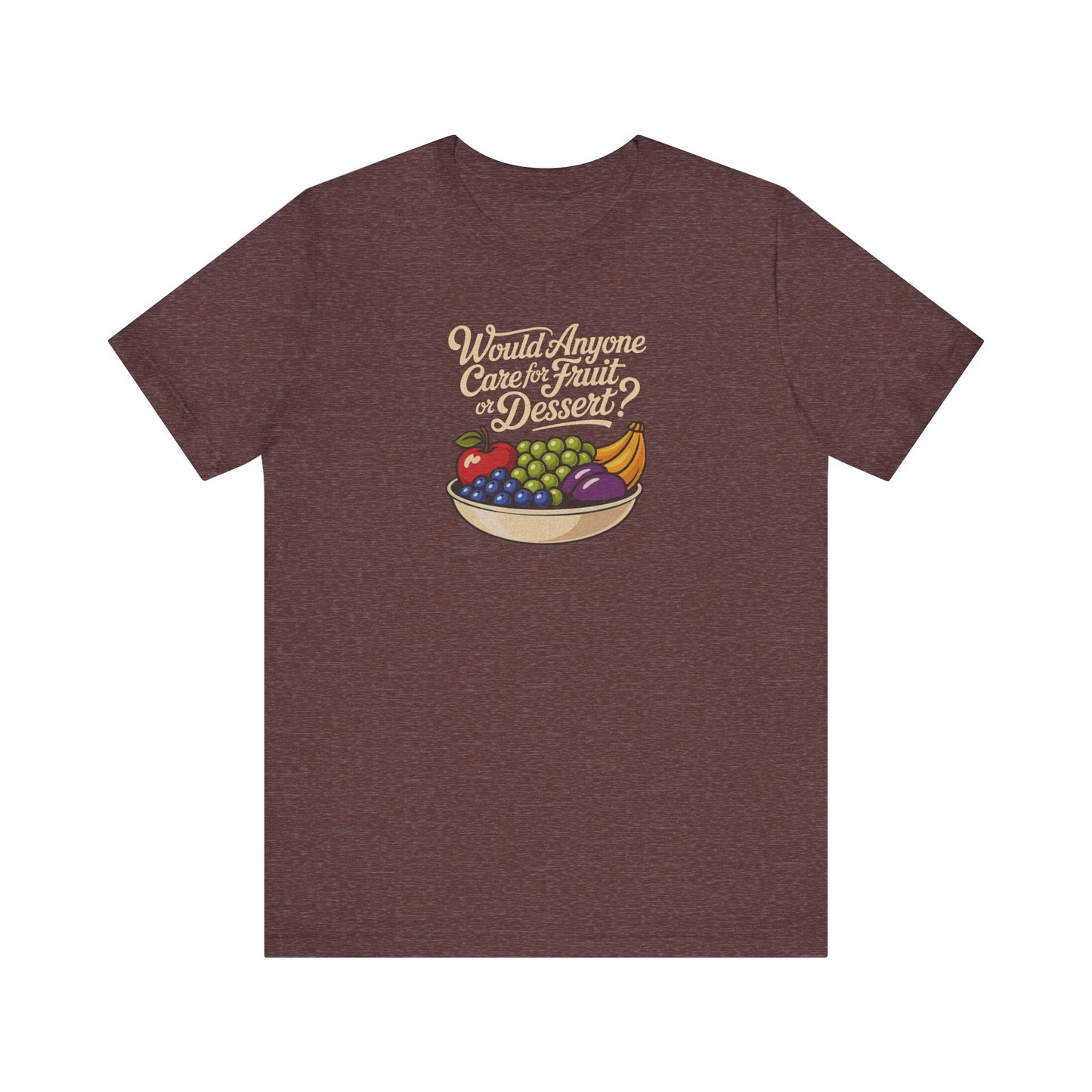 Would Anyone Care for Fruit or Dessert? — Clue Retro Tee (Dark)