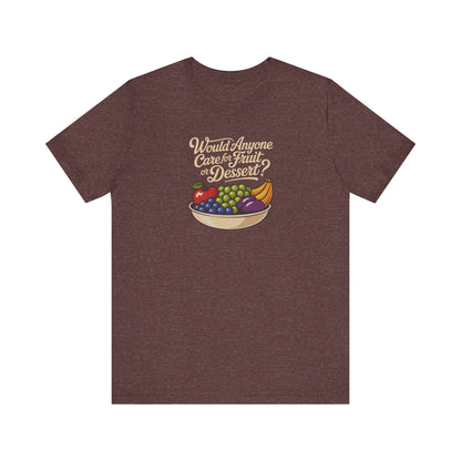 Would Anyone Care for Fruit or Dessert? — Clue Retro Tee (Dark)