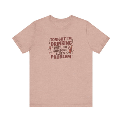The Problem is Coming From Inside the Bar — Retro Tee (Light)