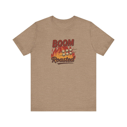 Boom, Roasted — Michael Scott Retro Tee (Light)