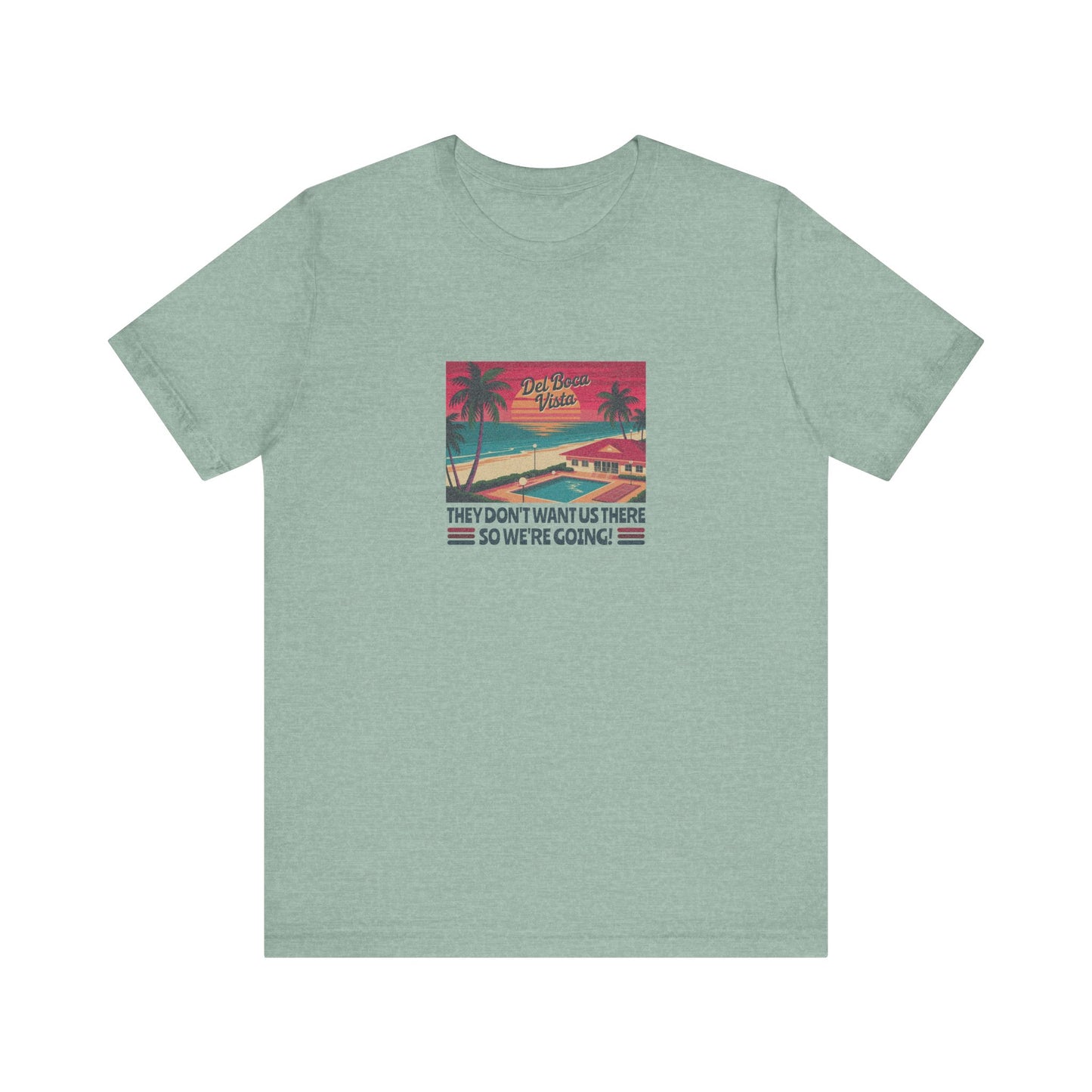 Del Boca Vista (We’re Going!) — Seinfeld Retro Tee (Light)