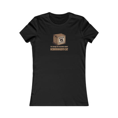 Schrödinger’s Cat — Big Bang Theory Retro Women's Tee (Dark)