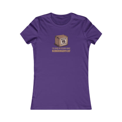 Schrödinger’s Cat — Big Bang Theory Retro Women's Tee (Dark)