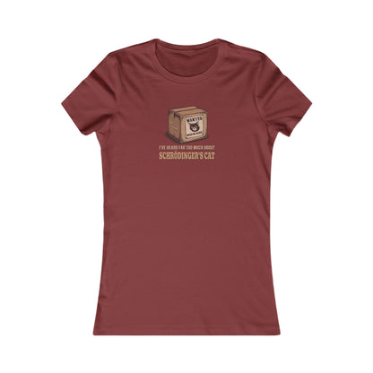 Schrödinger’s Cat — Big Bang Theory Retro Women's Tee (Dark)