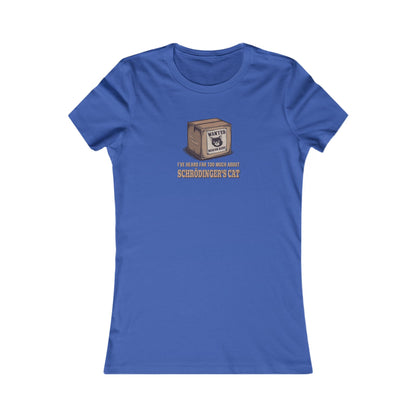 Schrödinger’s Cat — Big Bang Theory Retro Women's Tee (Dark)