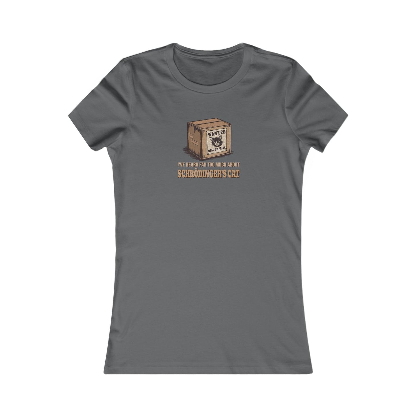 Schrödinger’s Cat — Big Bang Theory Retro Women's Tee (Dark)