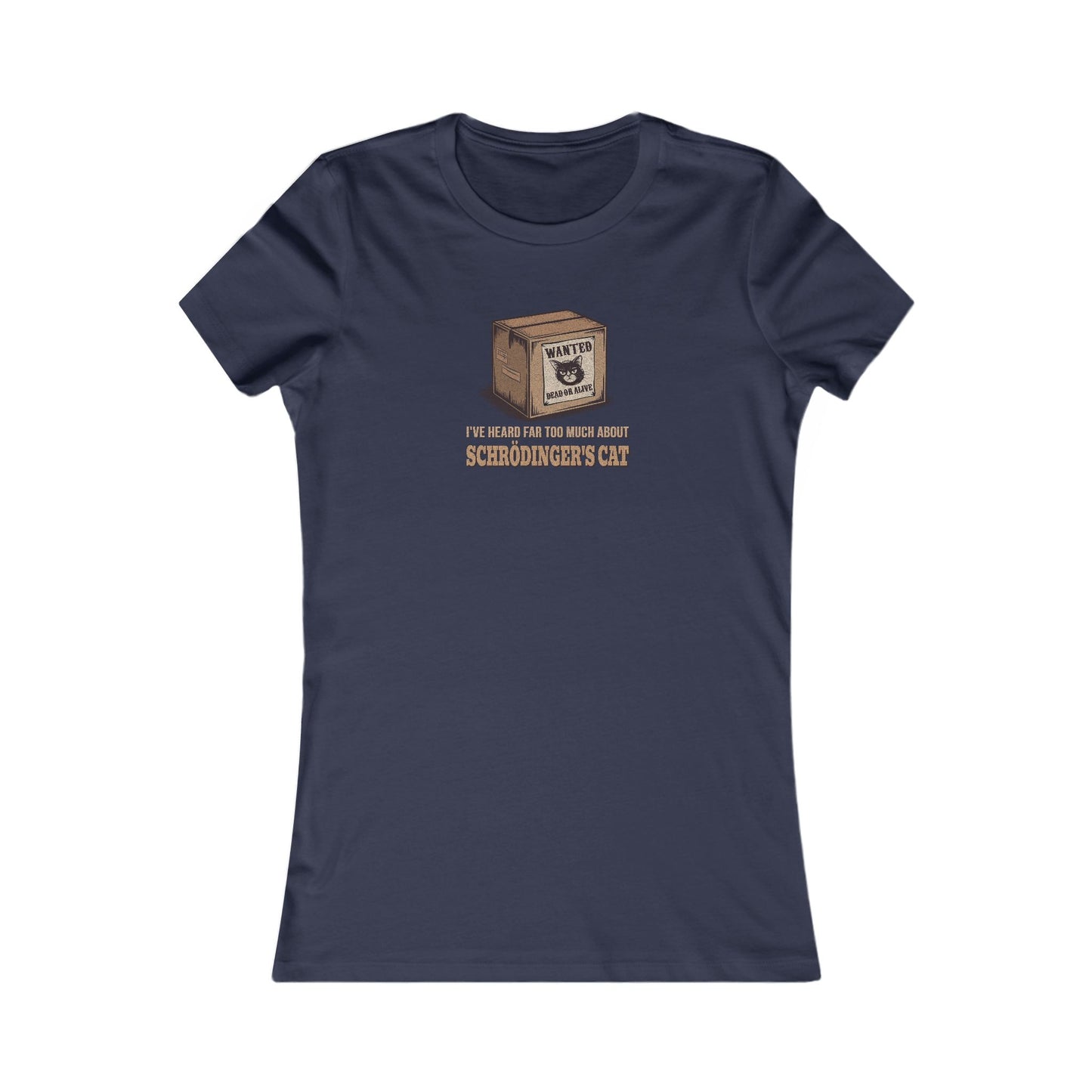 Schrödinger’s Cat — Big Bang Theory Retro Women's Tee (Dark)