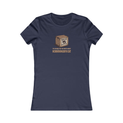 Schrödinger’s Cat — Big Bang Theory Retro Women's Tee (Dark)