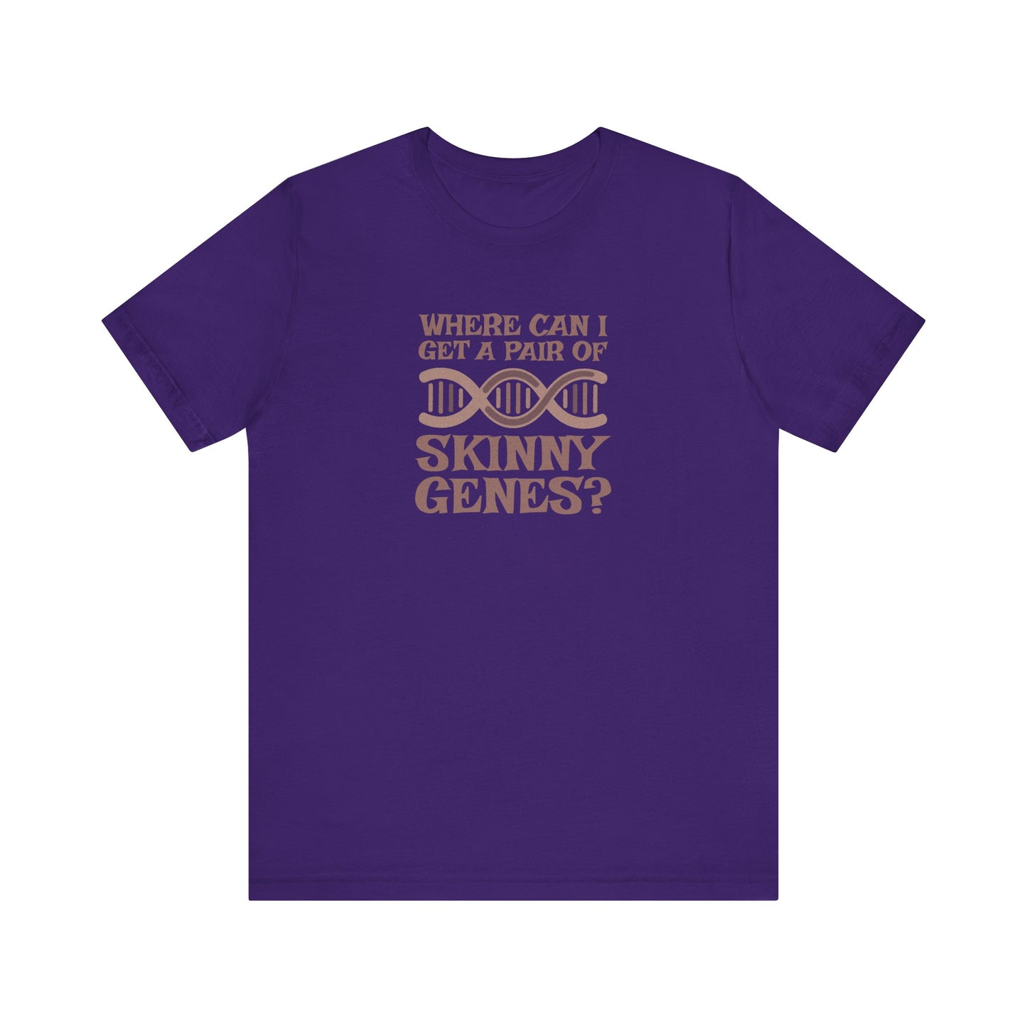 Pair of Skinny Genes — Retro Graphic Tee (Dark)