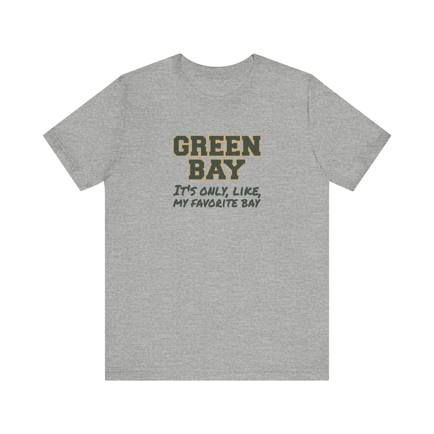 Green Bay (My Favorite Bay) — Phoebe Buffay Football Tee (Light)
