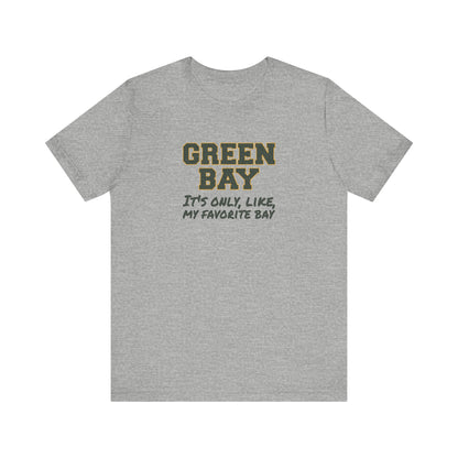 Green Bay (My Favorite Bay) — Phoebe Buffay Football Tee (Light)