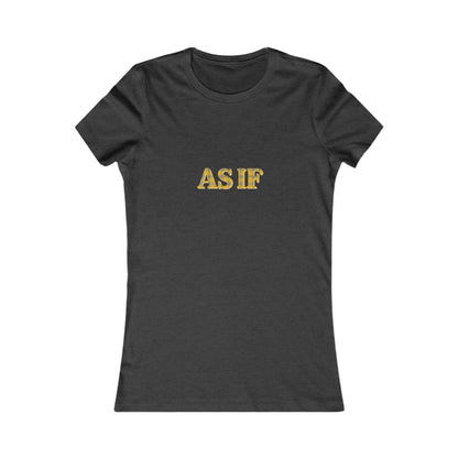 As If — Clueless Cher Horowitz Retro Women's Tee (Dark)