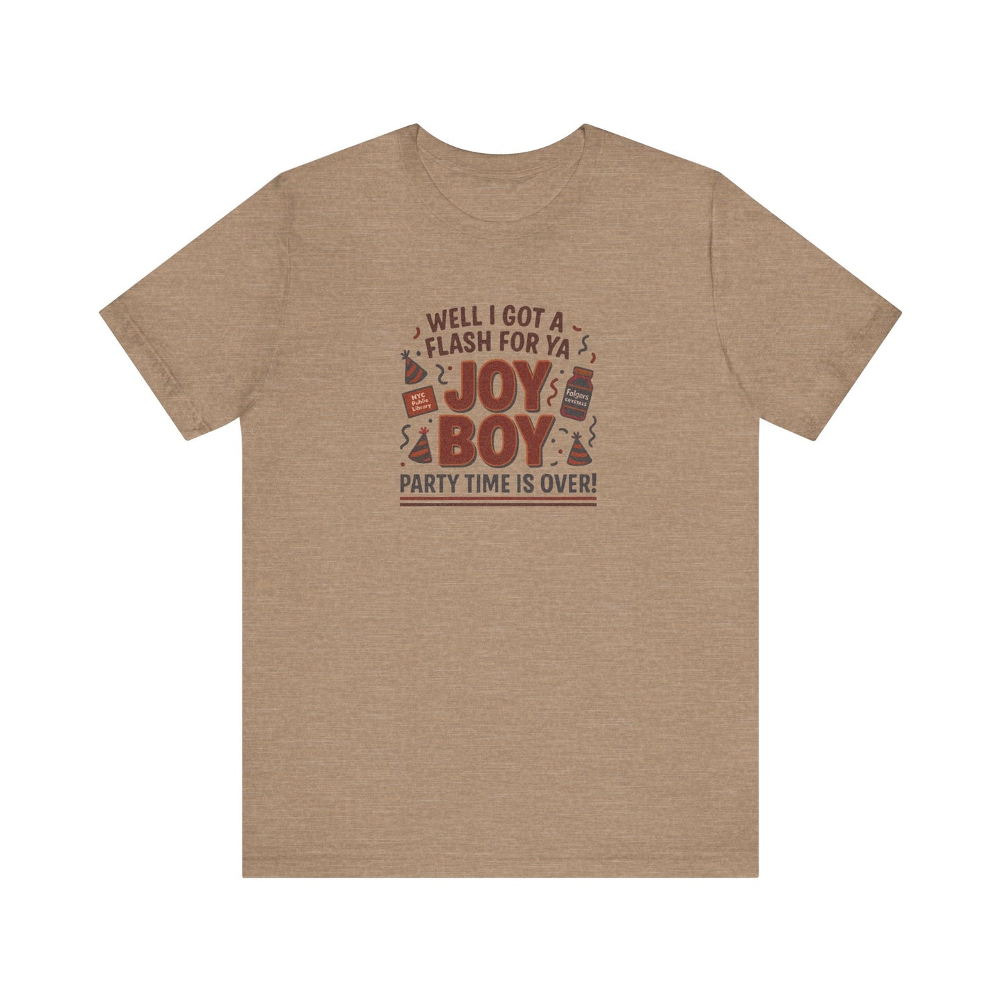 Joy Boy — Seinfeld Library Investigator Retro Tee (Light)